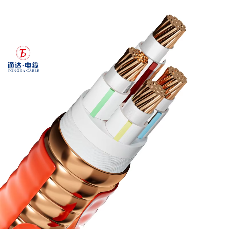 Flexible Corrugated Copper Sheathed Mica Tape Mineral Insulated Cable