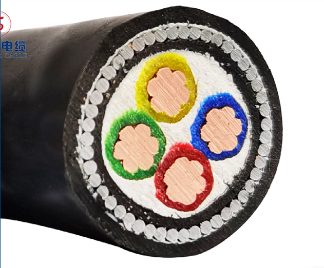 Multi Core XLPE Insulated Steel Wire Armored  PVC Sheated Power Cable